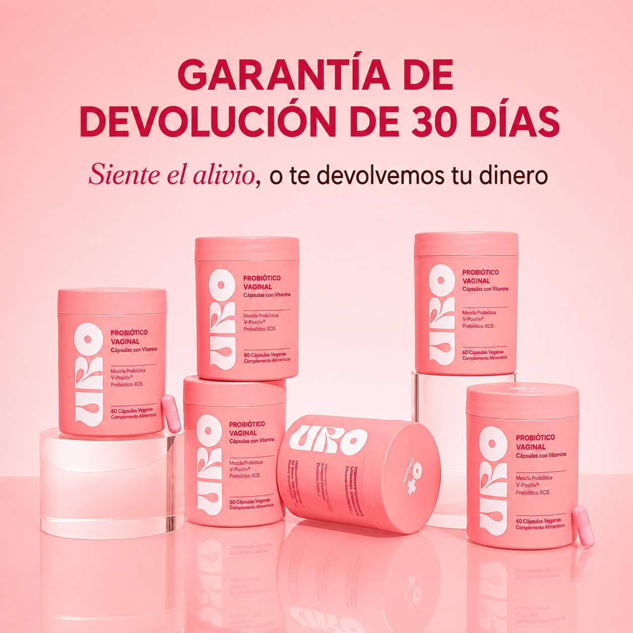 URO Suplemento Probiótico Vaginal + Colageno