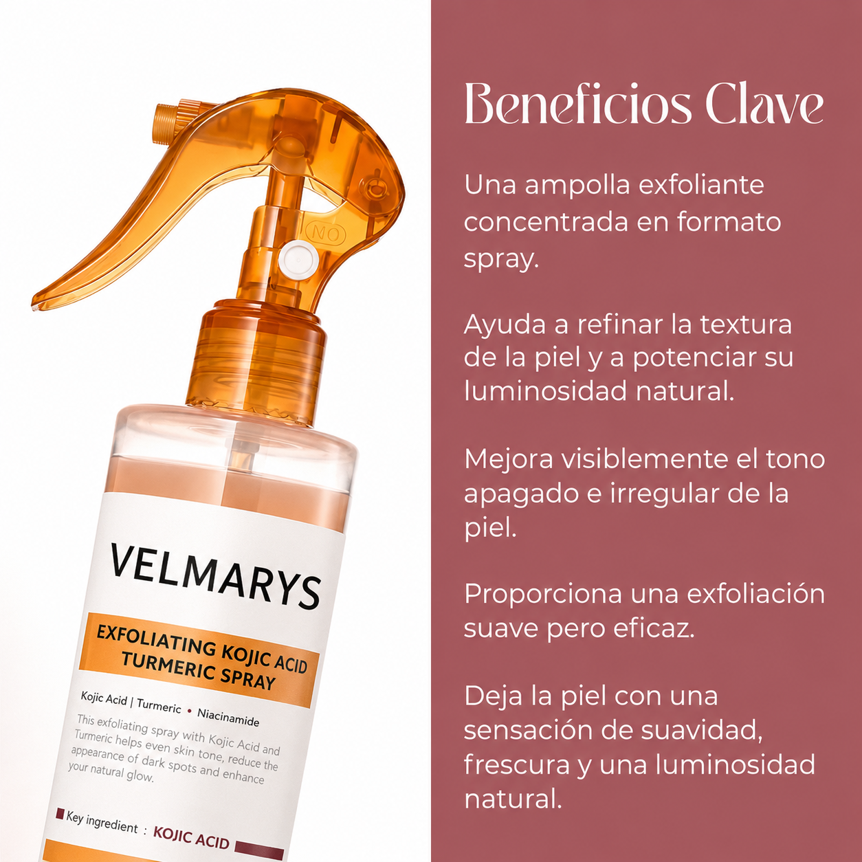 Exfoliante Corporal de Cúrcuma y Ácido Kójico - Piel Suave y Tono Uniforme - 250ml