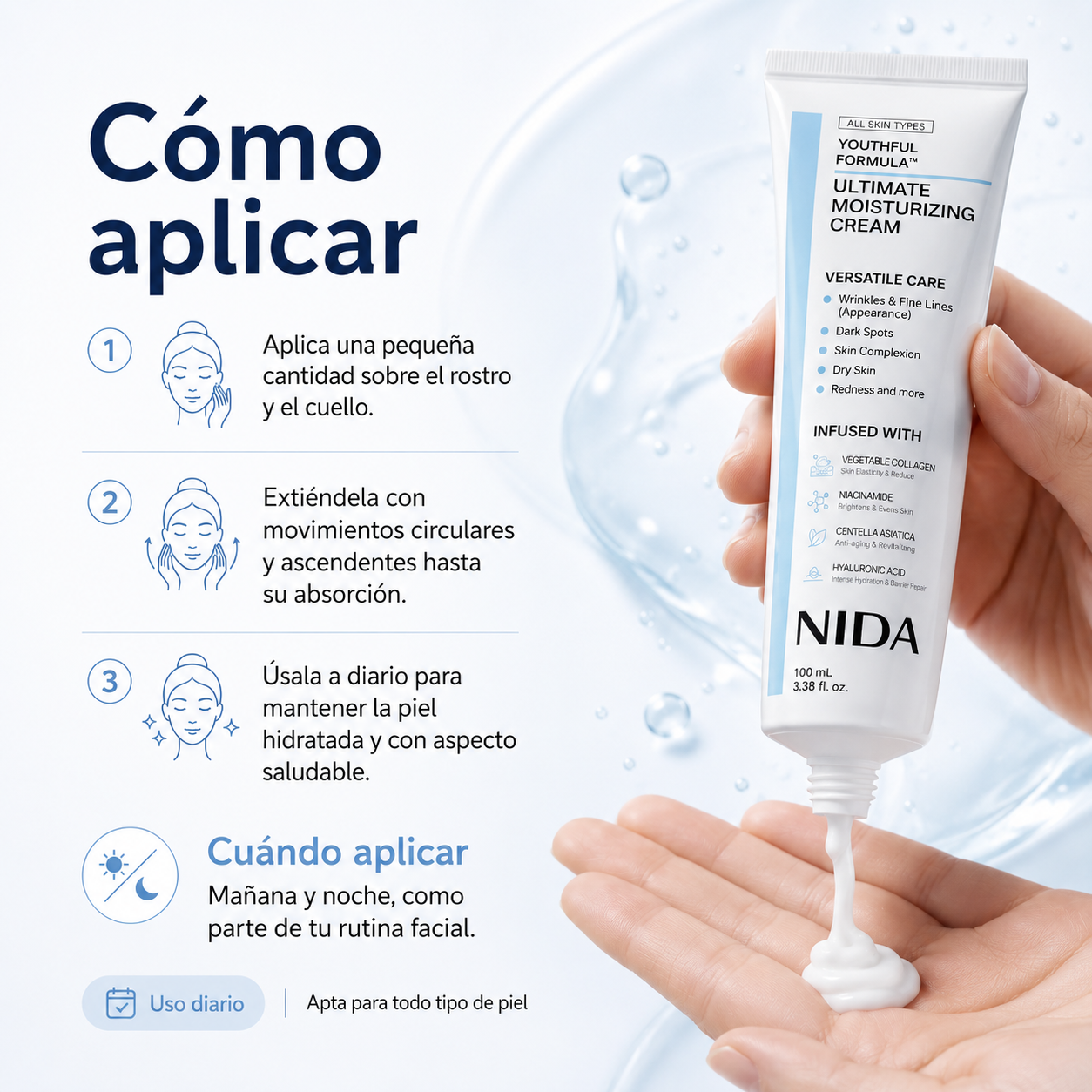 Crema Facial Rejuvenecedora Coreana