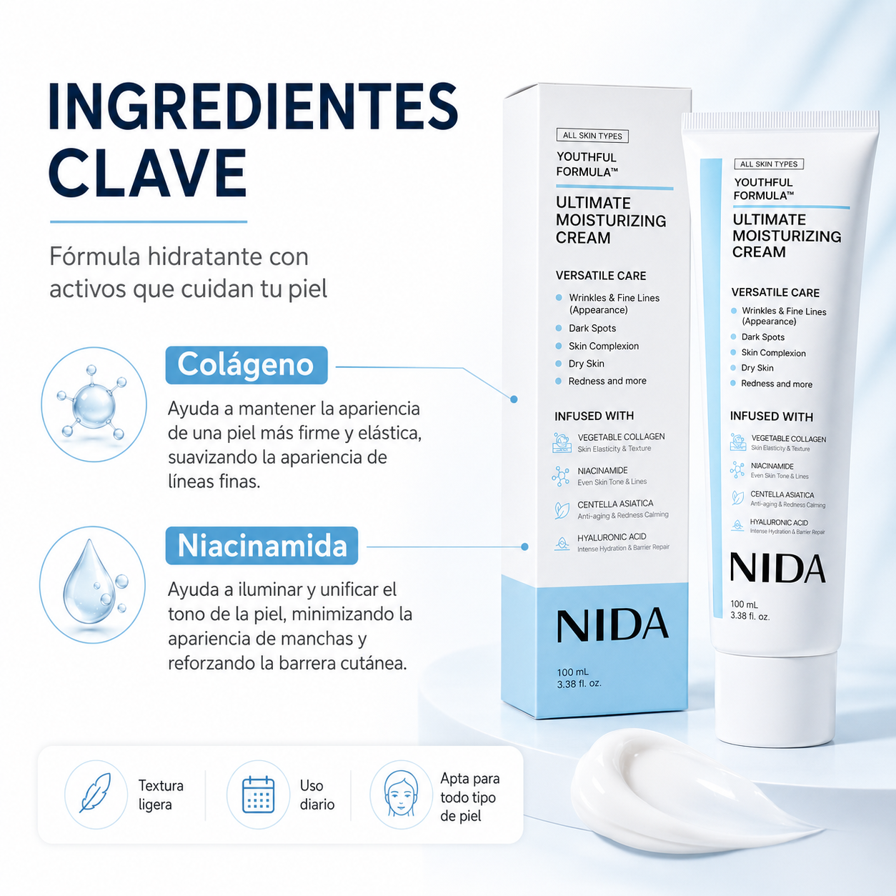 Crema Facial Rejuvenecedora Coreana