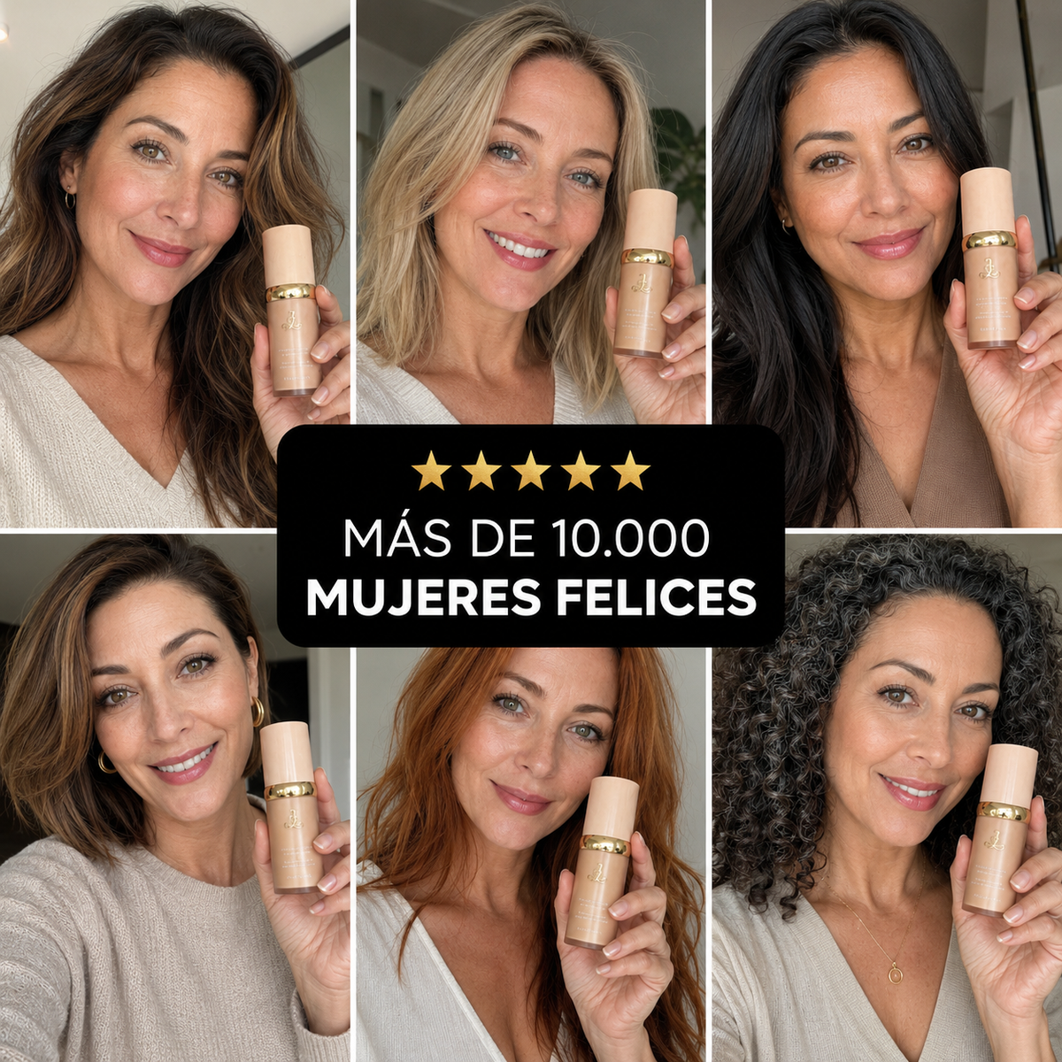 Base de Maquillaje 4 en 1 con SPF50 – Se Integra con tu Piel al Aplicarla
